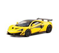 TQMEAD For McLaren 570S GT4 1 32 Supercar Alloy Acousto-optic Force Control Simulation Model Gift Mini Replica Toys(Yellow)