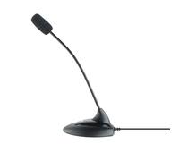 TQMM-213 Multimedia Microphone Black with Flexible Design Allows Adjustment to Various Positions for Better Sound Capture Ideal for Conferencing, Recording, Communication Use