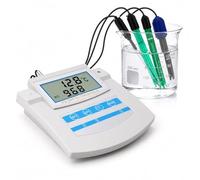 TQPGJJL 6 in 1 Benchtop Water Quality Analyzer - Industrial Multi-Parameter pH ORP TDS EC CF Temp Meter with ATC for Lab, Quality Control & Process Water Monitoring