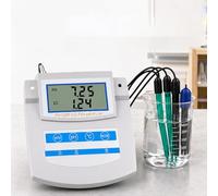 TQPGJJL 6 in 1 Water Quality Monitor for STEM Education - Benchtop Digital Meter for pH TDS EC CF ORP Temperature, Lab Grade Multi-Parameter Analyzer with ATC for Science Classroom and School Lab
