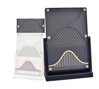 TQPGJJL Galton Board 12×18cm Probability Demonstration Model | Ultra-Clear Acrylic Physics Lab Tool & Desk Toy | STEM Educational Kit for Classroom, Homeschool & Office(Black)