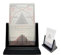 TQPGJJL Galton Board Kinetic Art Desk Decor - Stress Relief Fidget Toy with Bell Curve for Executive Office & Home Study(6.7")