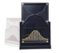 TQPGJJL Galton Board Probability Demonstrator - Physics Lab Teaching Tool, Ap Statistics Bell Curve Model | STEM Educational Kit for Normal Distribution & Statistical Law Demonstration(Black)