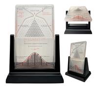 TQPGJJL Galton Board Professional Lab Demonstrator Large-Scale Bell Curve Model for University Physics & Statistics(6.7")