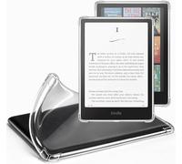 TQQ Clear Case for 7" Amazon Kindle Paperwhite 2024 and Kindle Colorsoft Signature Edition, Ultra Soft Flexible Transparent TPU and Corner Protection Cover for Paperwhite 12th Generation
