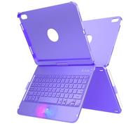 TQQ Touchpad Keyboard Case for iPad A16 11th Generation 2025 and 10th Generation 2022 (11/10.9 inch), Multi-Touch Precision Trackpad, 360° Rotatable, Thin & Light, Compatible with iPad 11/10 Gen