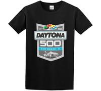 TQQCA BEAR 57Th Annual Daytona 500 The Great American Race 2015 Logo Short Sleeve Mens Shirt Black M