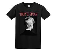 TQQCA BEAR Sivan Troye Large Size Cartoon Pop Culture Cool Base T-Shirt Black M