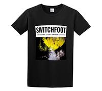 TQQCA BEAR Switchfoot Where The Light Shines Through T-Shirt Black L
