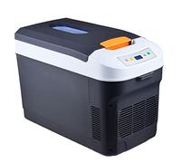 TQQEPOOL Compressor Portable Small Refrigerator Car Refrigerator 12v/24v/220v Mini Electric Cooler For Driving Travel Fishing Outdoor And Home Use (Size : 22L)
