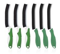 TQRR Hard Crevice Cleaning Brushes UK, Multifunctional Bathroom Accessory, Cleaning Brushes for Small Spaces, Cleaning tool for kitchen, Toilet, Tile, Sink, Home (6, Green)