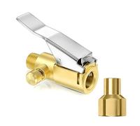 TQUXNGA 1pc / 2pcs Brass Locking Tire Air Chucks Quick Connecting Adapters for Valves Inflation Tool for Auto Bike Truck Tires Quick Connecting Chuck