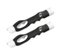 TQUXNGA 2pcs Golf Swing Trainings Aid Right Handed Player Enhances Grip Strength Durability Antislip Rubber Grip Swing Stability Trainer