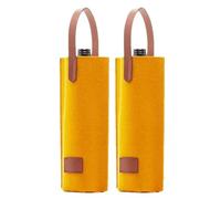 TQUXNGA 2PCS Wine Carry Bag for Weddings Picnics Outdoor Event Wine Bottle Protective Sleeves Easy to Carry for Formal Occasion Elegant Felt Bags