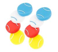 TQUXNGA 8Pcs Racket Dampeners Ball Shape Silicone Tennis String Dampener Squash Shock Absorbers Easy to Use Vibrations Dampener Silicone Racquet Shock Absorbers