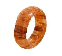 TQUXNGA Acrylic Geometric Circles Stylish Fashion Wristband Comfortable Designs Casual to Formal Outfit Enhancer Artistic Gradient Wrist Adornment