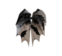 TQUXNGA Bat Embroidery Hair Clip Halloween Accessories For Girls Women Lace Tulle Veil Hairpin Cosplay Costume Headpiece Bat Shaped Tulle Veil Hairclip