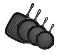 TQUXNGA Cast Iron Steak Cooking Pan Easy Cleaning Coating Design Kitchen Frying Pots Set Suitable for Family Meals Cooking
