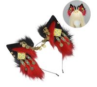 TQUXNGA Comfortable Animal Ear Headbands Halloween Costume Hairpiece For Cosplay Enthusiasts Role Playing And Themed Occasion Practical Furry Plush Cosplay Accessory