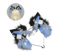 TQUXNGA Comfortable Animal Ear Headbands Halloween Costume Hairpiece For Cosplay Enthusiasts Role Playing And Themed Occasion Practical Furry Plush Cosplay Accessory