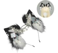 TQUXNGA Comfortable Animal Ear Headbands Halloween Costume Hairpiece For Cosplay Enthusiasts Role Playing And Themed Occasion Practical Furry Plush Cosplay Accessory