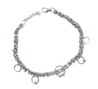 TQUXNGA Contemporary Loop and Fringe Statement Necklace for Work Wear