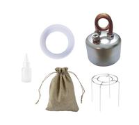 TQUXNGA Efficiency Metal Liquor Stove Burning Device Metal Texture Suitable for Boiling Water and Cooking in the Wilderness Dense Hiking Stove