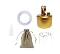 TQUXNGA Efficiency Metal Liquor Stove Burning Device Metal Texture Suitable for Boiling Water and Cooking in the Wilderness Dense Hiking Stove