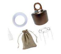 TQUXNGA Efficiency Metal Liquor Stove Burning Device Metal Texture Suitable for Boiling Water and Cooking in the Wilderness Dense Hiking Stove