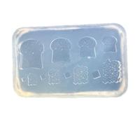 TQUXNGA Flexible Silicone Loaf Mold for Creating Realistic Miniature Cooking and Small Scene Decorations Miniature Baking Mold