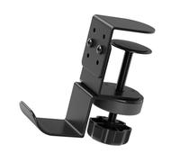 TQUXNGA Heavy Duty 360°Swivel Hook Clamp Headphone Stand Hanger Holder Securely Holds Headphones or Small Bags on Desk Shelf Clamp Parenthesis