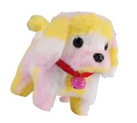 TQUXNGA Interactive Electronic Plush Dog Comfort Toy with Natural Sounds and Life Like Movement for Toddler Indoor Entertainment Automatic Moving Dog Toy