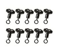 TQUXNGA Line Connector Rotation Line Swivels 10pcs | Fishing Line Connector, Fishing Tackle Accessories, Rotation Line Swivels, Saltwater, 10pcs 3 Way Swivels