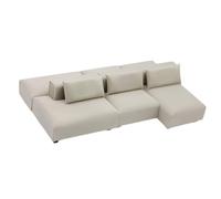 TQUXNGA Living Room Sofa Set 1/20 Scale Leather Cloth Covered Tiny Furniture for Doll House Accessories and Collectibles