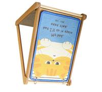 TQUXNGA Of 1 Space Saving Accessory with Built in Calendar and for Multi Households Wood Scratcher