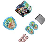 TQUXNGA Pack of 1 Set Permanent Permanent Polystyrene Light Sphere Set Immune to Wear 4 Paddles 6 Globes for Active Children Play Sticky Sphere