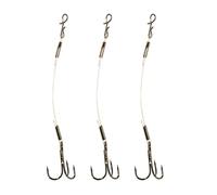 TQUXNGA Pack of 3 High Strength Treble Hook Set for Professional Fishing Good Resistant in Various Water Resistant Fishing Line