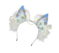 TQUXNGA Plush Foxes Wolf Ear Headpiece Lightweight Comfortable Design For Role Play Themed Event Family Gatherings Practical Furry Headpiece For Cosplay Event