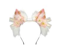 TQUXNGA Plush Foxes Wolf Ear Headpiece Lightweight Comfortable Design For Role Play Themed Event Family Gatherings Practical Furry Headpiece For Cosplay Event