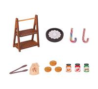TQUXNGA Realistic Dollhouses Cake Display Shelf Pastries Resin Structure for Miniature Furniture Wood Furniture Display Holder