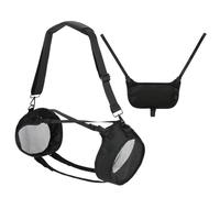 TQUXNGA Reinforced Nylons Protective Cover for 4 Portable Speakers Front Storage Compartment and Secure Design Portable Cover with Shoulder Straps