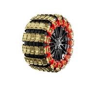 TQUXNGA Set of 4 Permanent Alloy Substance Car Tire Fetters Rapid Installation Structure Accommodates 14 18In Rubber SUV Truck Car Against Slide Tire Fetters