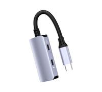 TQUXNGA USB C Docking Station Supporting 4K At 60Hz Resolution 65W Power High Speed Data for Work Electronics Chargers