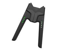 TQUXNGA V Shaped Charging Grip Handle High Speed Charging While Playing With LED Light White/Black V Shaped Game Handle
