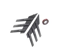 TQUXNGA Vehicle Rear Side Window Spoiler Splitter Universally Aerodynamic Design with Adhesive Installation Universally Rear Window Side Spoiler Diffuser