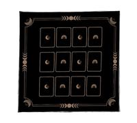 TQUXNGA Velvetss Tarots Reading Cloth Occult Symbols Artistic Velvets Divination Mats Spiritual Practice Accessory Premium Velvets Divination Blankets