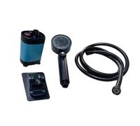 TQUXNGA Weight Handheld Electric Shower with Digital Display USB Charging for Outdoor Backpacking Camping Beach Travel ABS Travel Shower