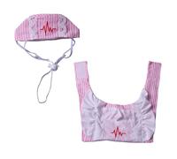 TQUXNGA Whimsical Nurse Outfit Comfortable Pet Costume Machine Washable Perfect for Birthdays Themed Parties Soft Fabric Dog Transformation Suit