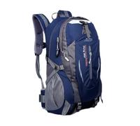 TQVLNMCR 40-50L Ultra Lightweight Backpack Foldable Hiking Daypack, Waterproof Rucksack Travel Bag for Men Women Outdoor Camping Mountaineering Walking Cycling Climbing(Navy Blue)