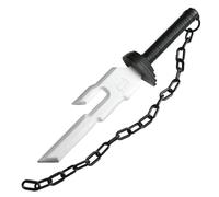 TQVLNMCR Inverted Spear of Heaven/Shakukon to/AMA no Sakahoko/Split soul katana Fushiguro Toji Cosplay Prop Figure 18.11in/46cm(Black Sword With Chain)